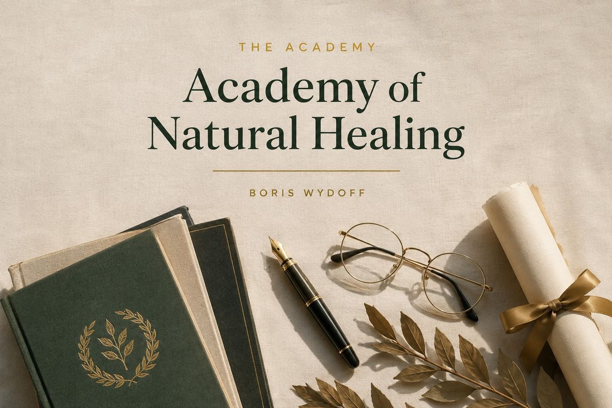 Academy of Natural Healing — Complete Course — Online course, Boris Wydoff