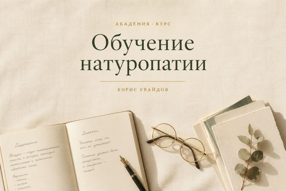 Обучение натуропатии. Полный курс — курс доктора Бориса Увайдова